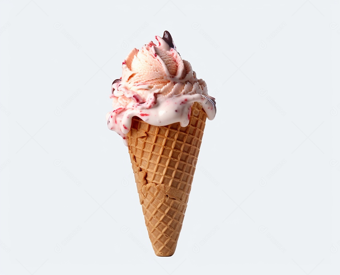 Deliciosa casquinha de sorvete