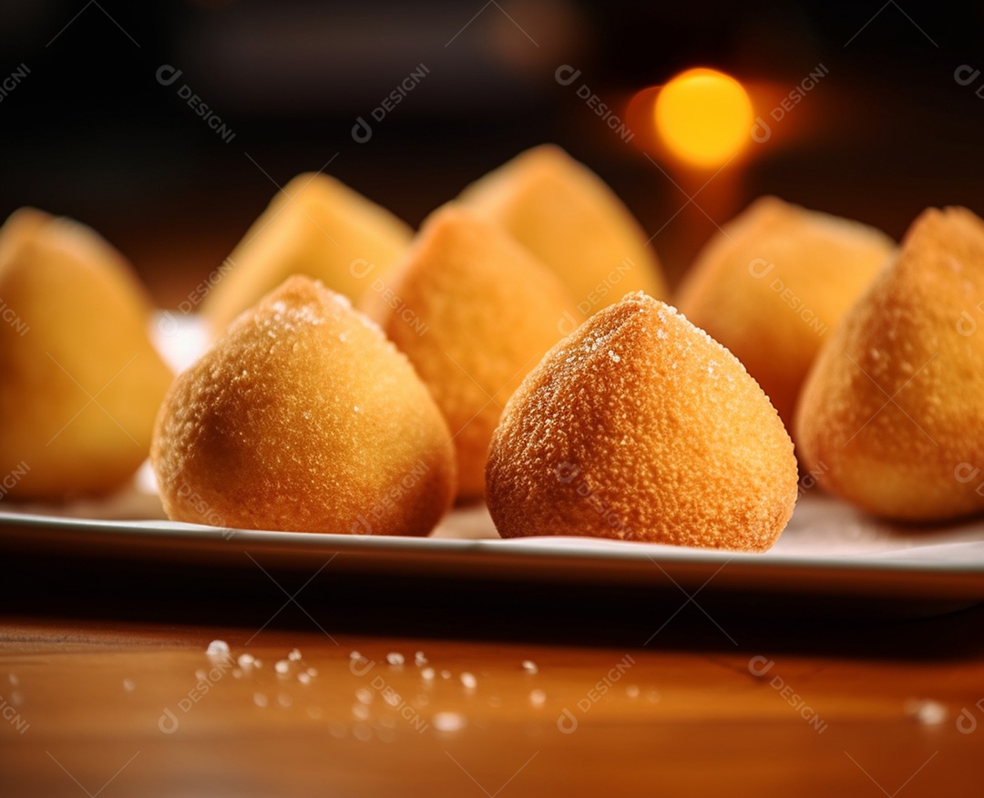 Deliciosas coxinhas recheadas