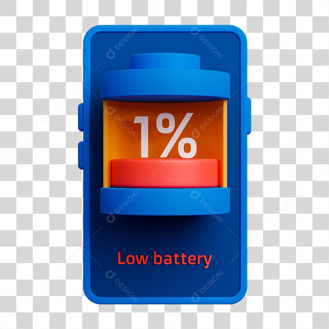 Elemento 3D Celular Mensagens Contatos Vídeos para Composição PNG Transparente