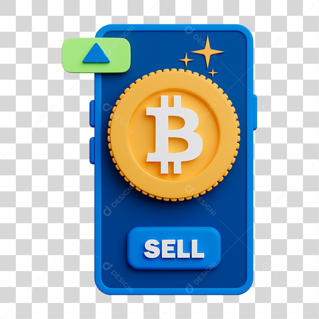 Elemento 3D Celular Mensagens Contatos Vídeos para Composição PNG Transparente