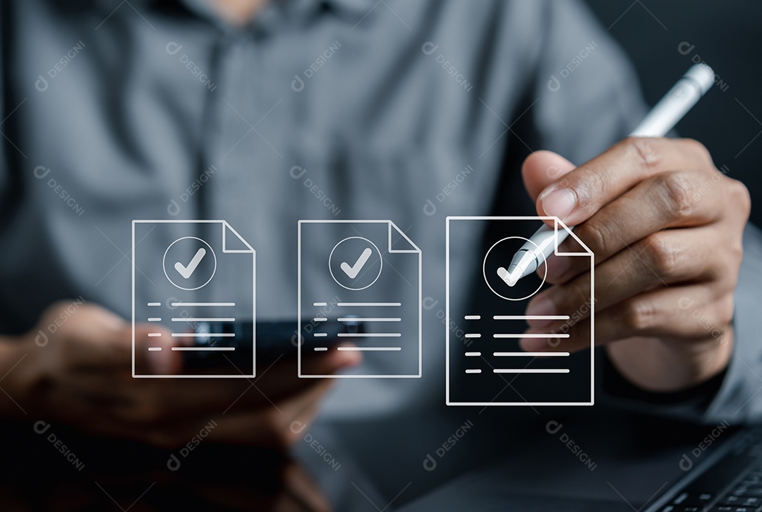 Lista de verificação Gerenciamento de qualidade com garantia de qualidade ou QA e controle de qualidade ou QC e melhoria.