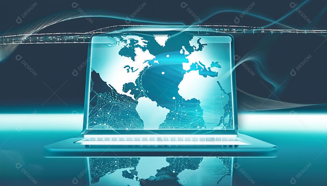 Conceito de tecnologia e propaganda