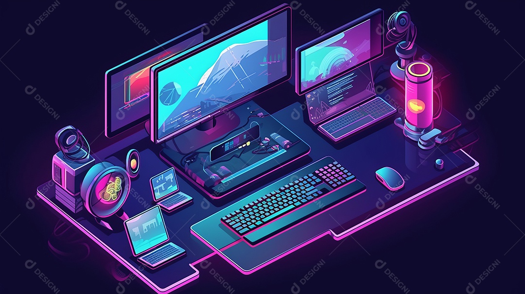 Desenvolvedores, programando software de aplicativo móvel. Crie e otimize o site ou aplicativo da interface Layout no laptop, tablet, telefone. design de interface do usuário. fundo de banner abstrato de conceito de codificação IA generativa.