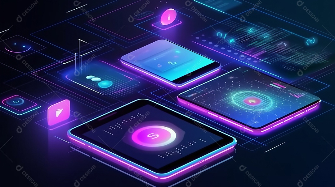 Smartphone em perspectiva e aplicativo de internet banking Transação de segurança de pagamento on-line via cartão de crédito Proteção digital, proteção de pagamento de transferência. Aplicativo de smartphone moderno IA generativa.