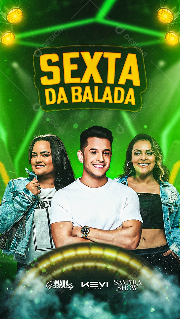 Story Sexta Da Balada Flyer Social Media PSD Editável