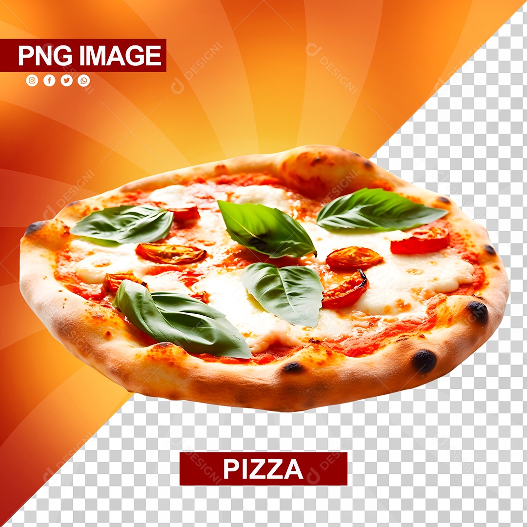 Pizza Deliciosa Redonda PSD