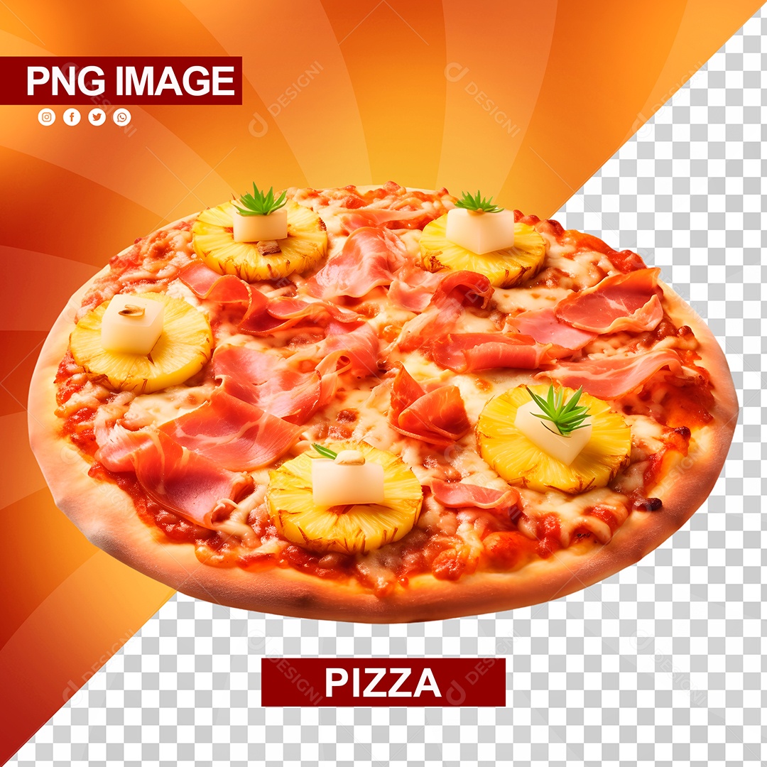 Deliciosa Pizza Redonda PSD