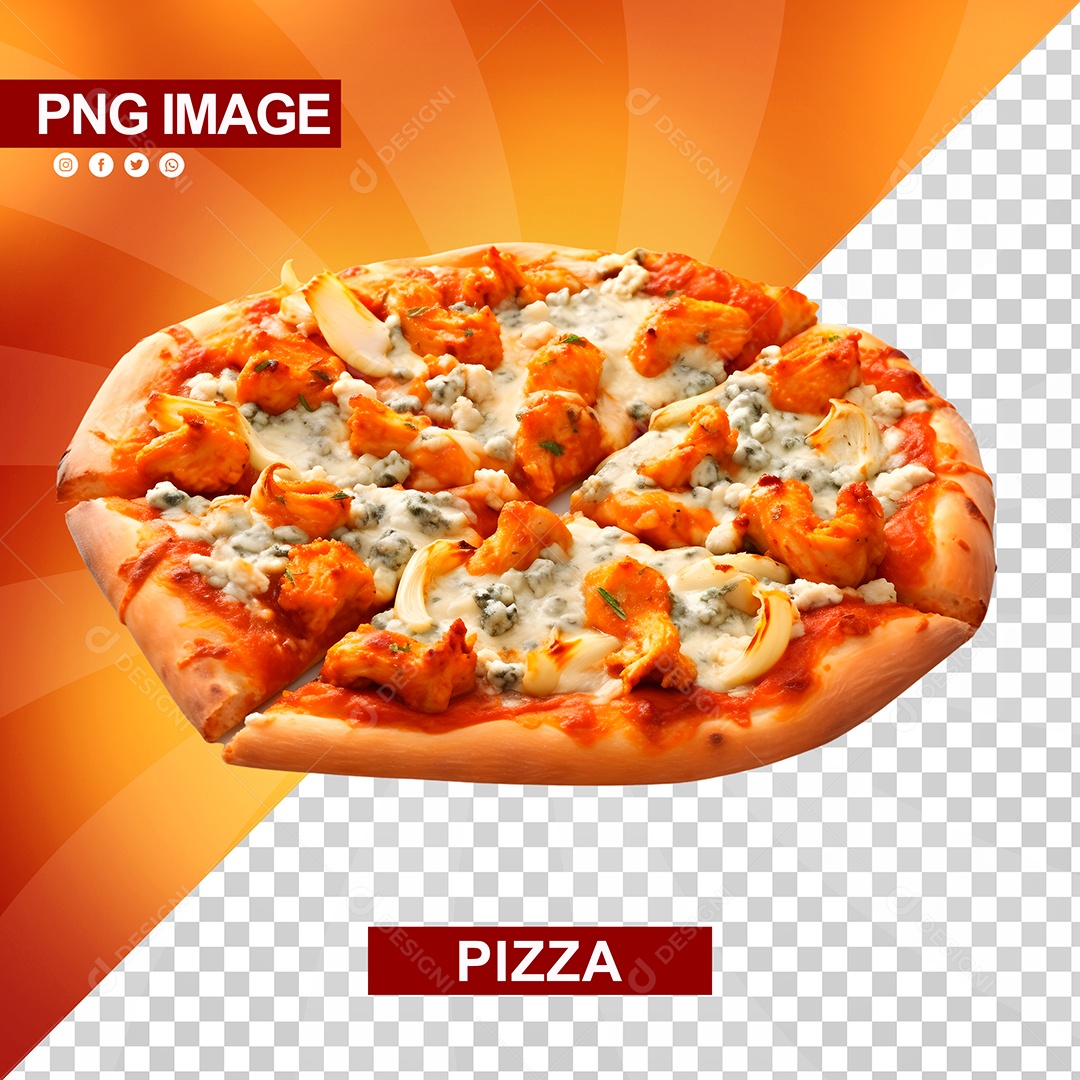 Deliciosa Pizza Fatiada PSD