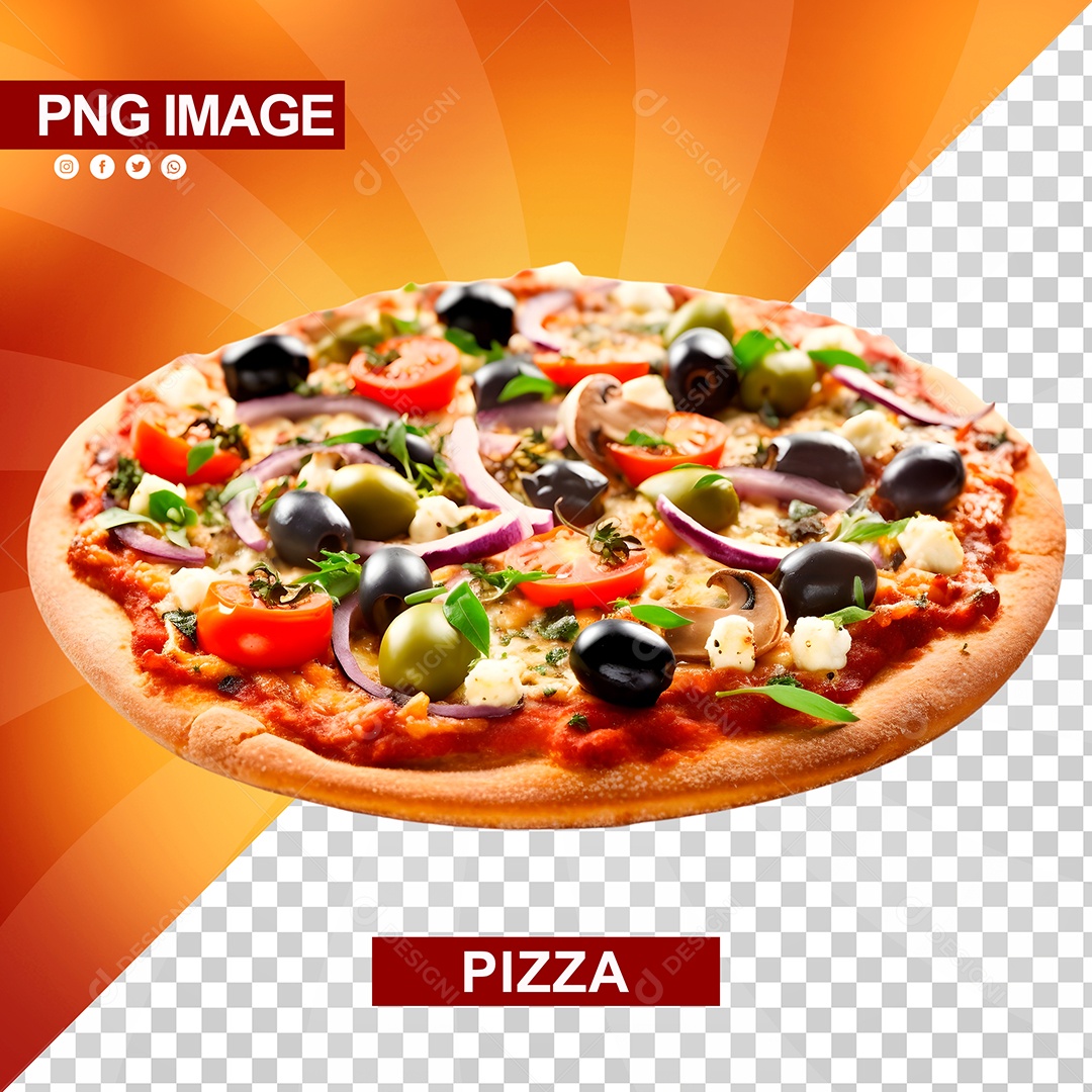Deliciosa Pizza Redonda PSD