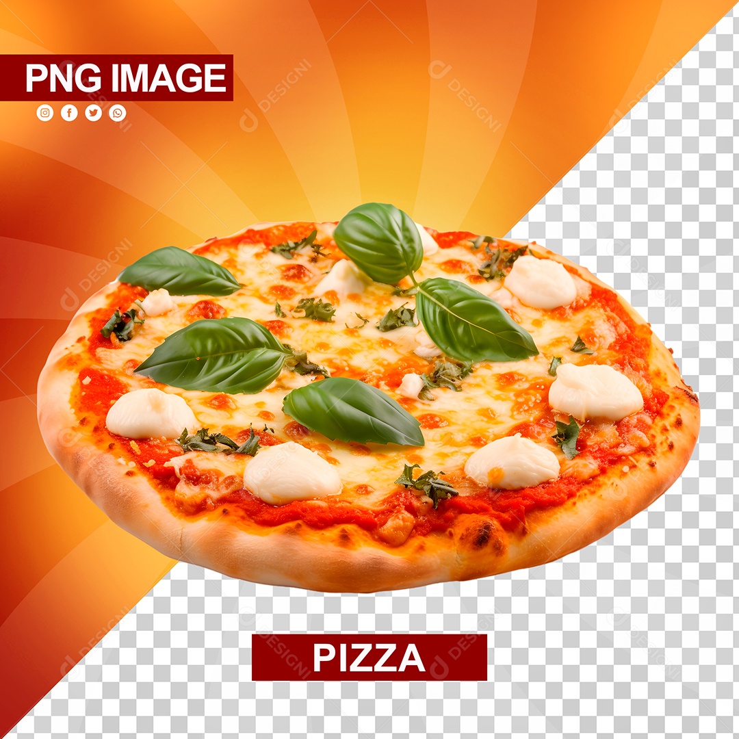 Deliciosa Pizza Redonda PSD