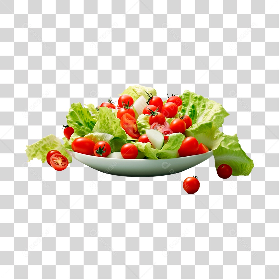 Prato de comida salada alimento saudável PNG Transparente