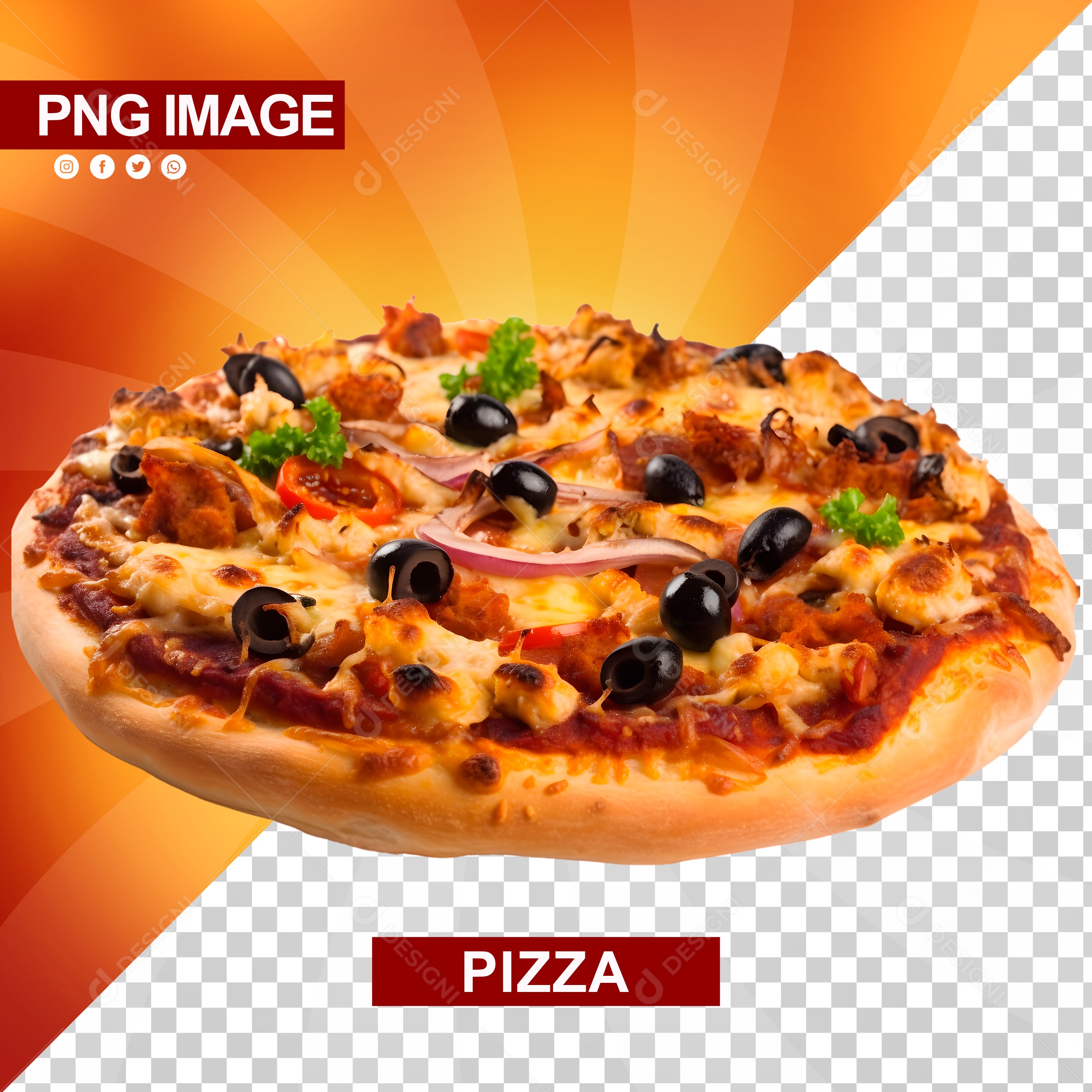 Pizza Deliciosa Vários Sabores PSD