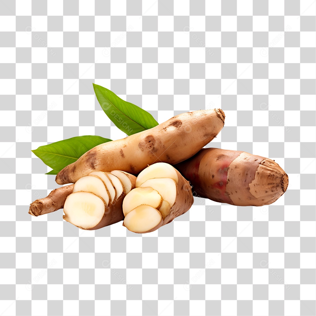 Mandioca alimento PNG Transparente