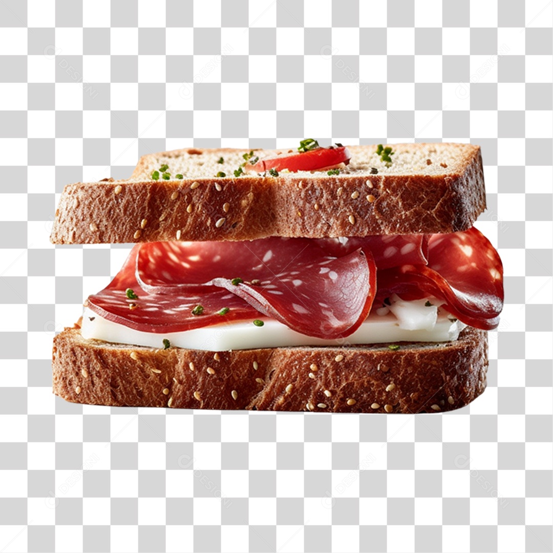 Sanduiche delicioso PNG Transparente