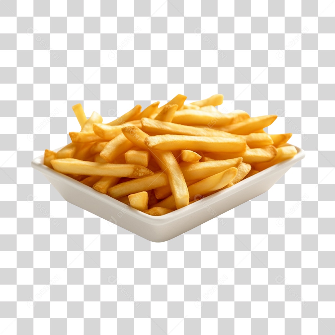 Batata sobre prato PNG Transparente