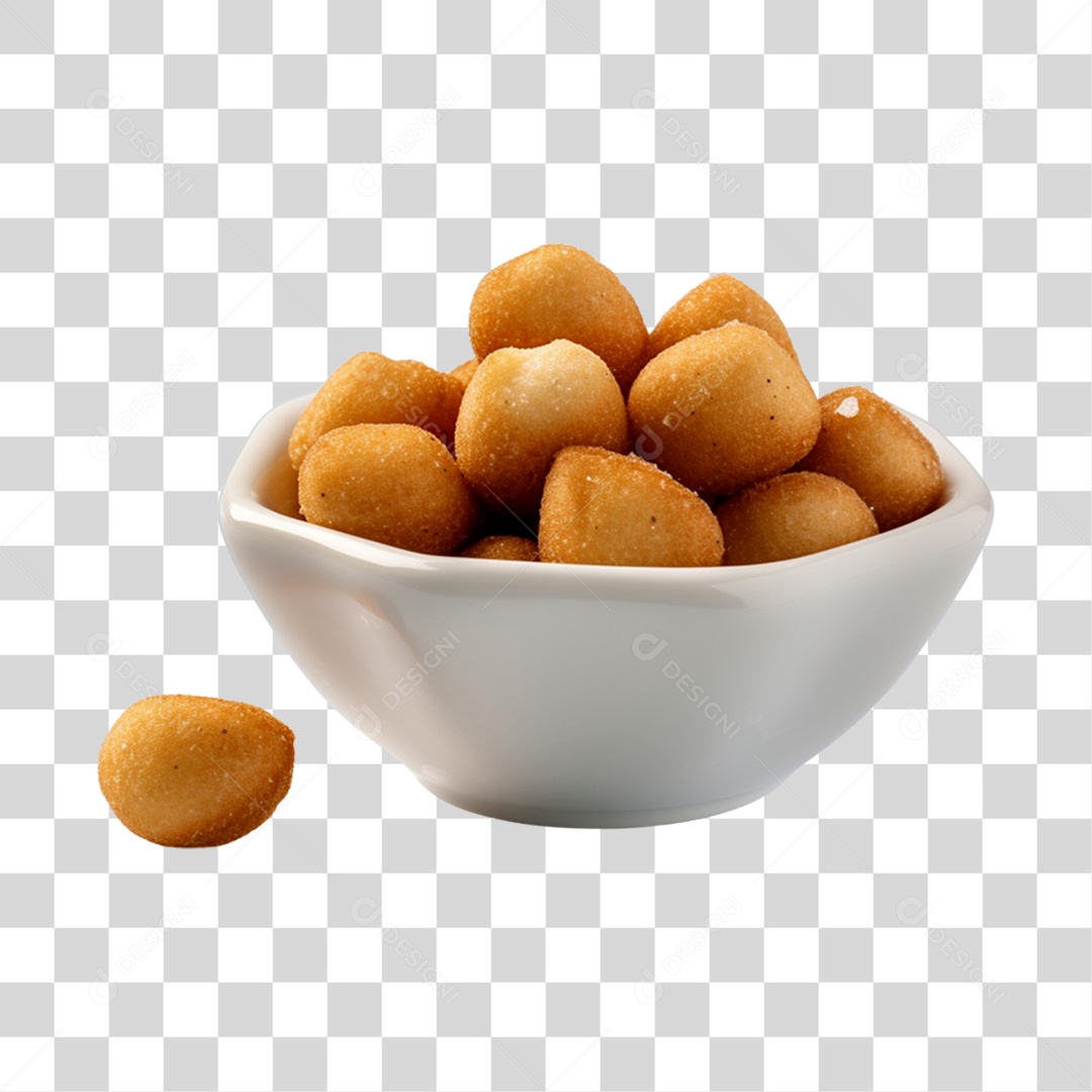 Frituras sobre tigela PNG Transparente