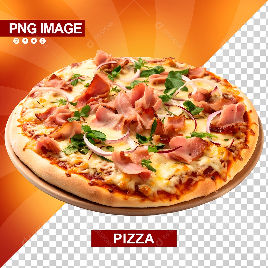 Deliciosa Pizza Tabua De Madeira PSD