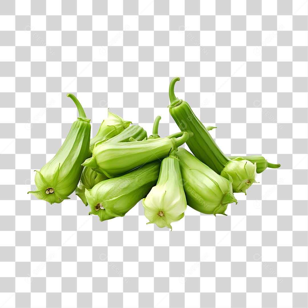 Quiabo Fresco PNG Transparente