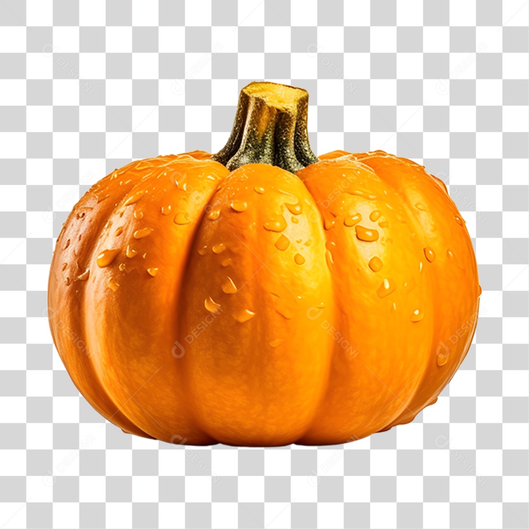 Abóbora Fresca PNG Transparente