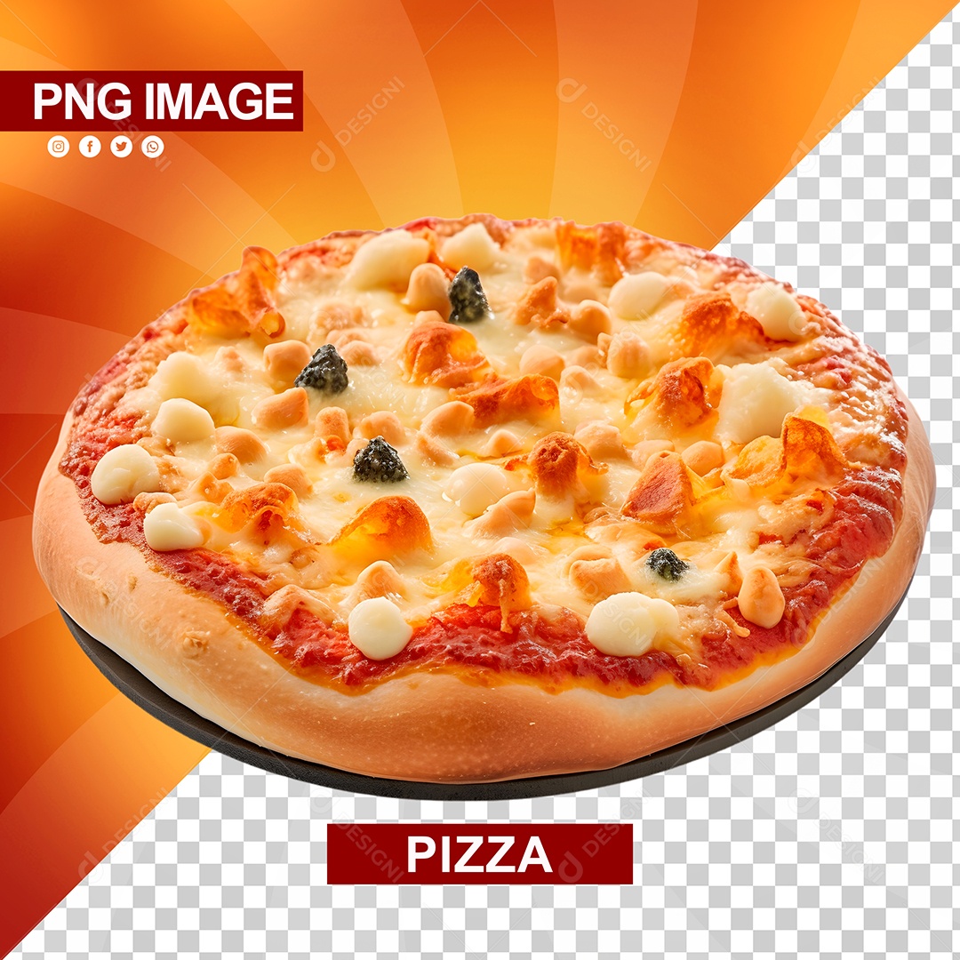 Pizza De Queijo Tabua de Madeira PSD