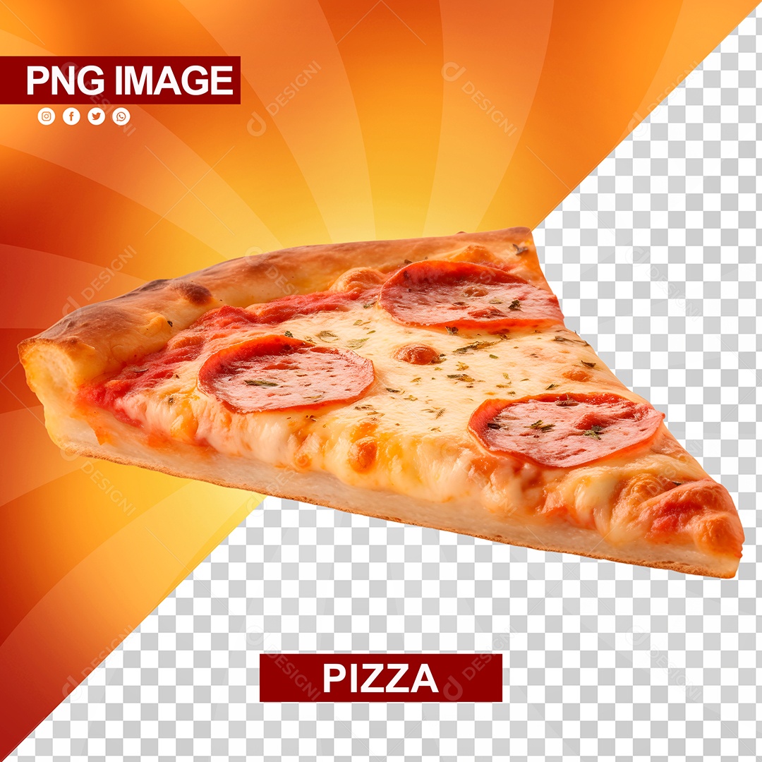 Saborosa Fatia De Pizza PSD
