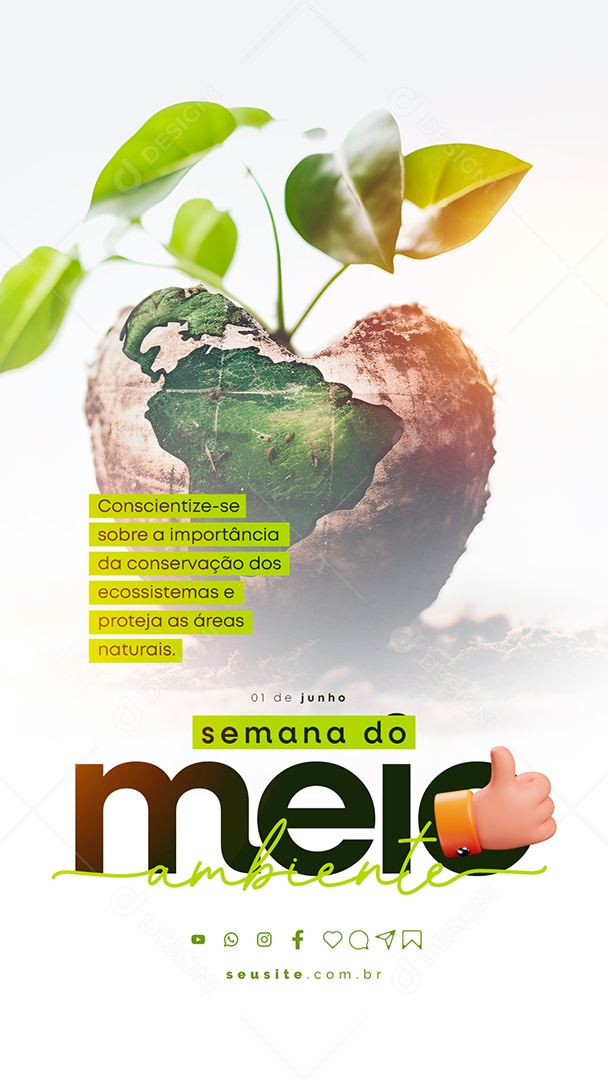 Story Proteja As Áreas Naturais Semana Do Meio Ambiente Social Media PSD Editável