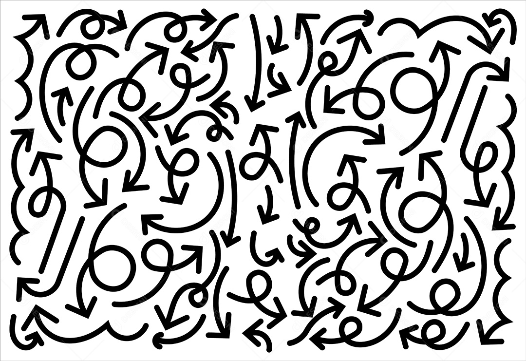 Rabisco Abstrato Fundo Tela Vetor EPS