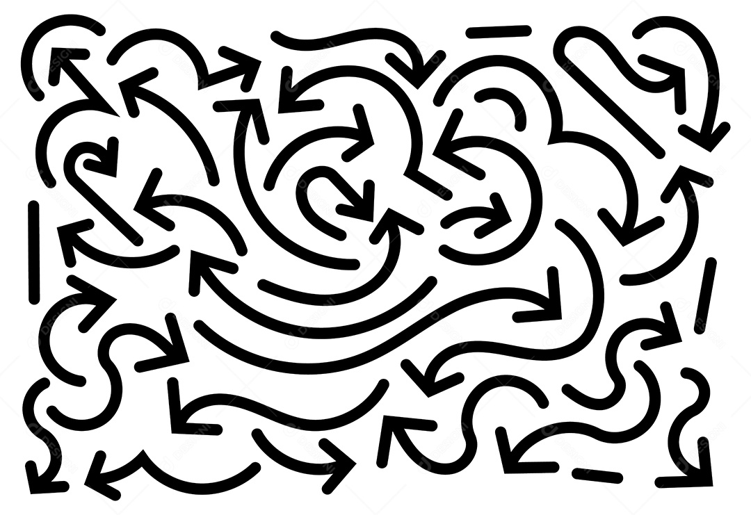 Desenho Abstrato do Fundo do Estilo do Rabisco Vetor EPS