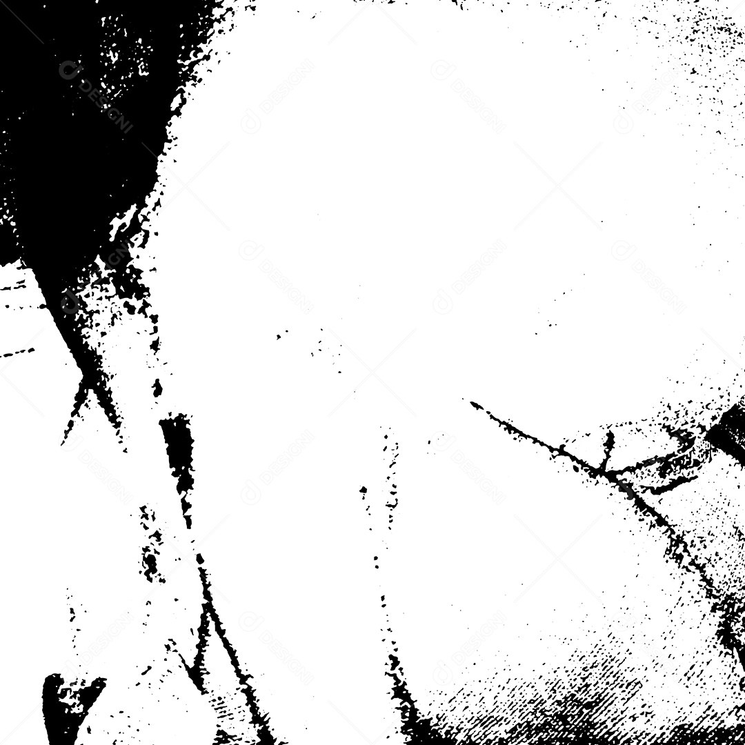 Fundo de Textura Grunge Com Estilo Preto e Branco Vetor EPS