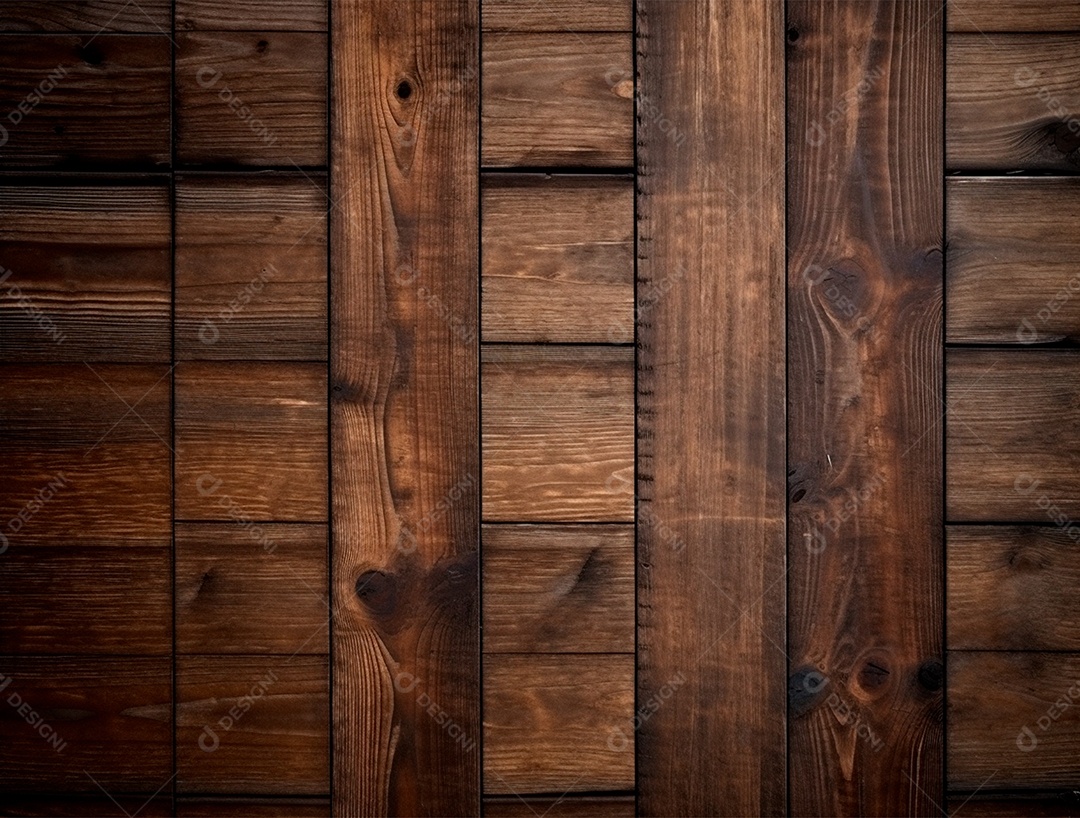 Fundo de madeira envernizado.