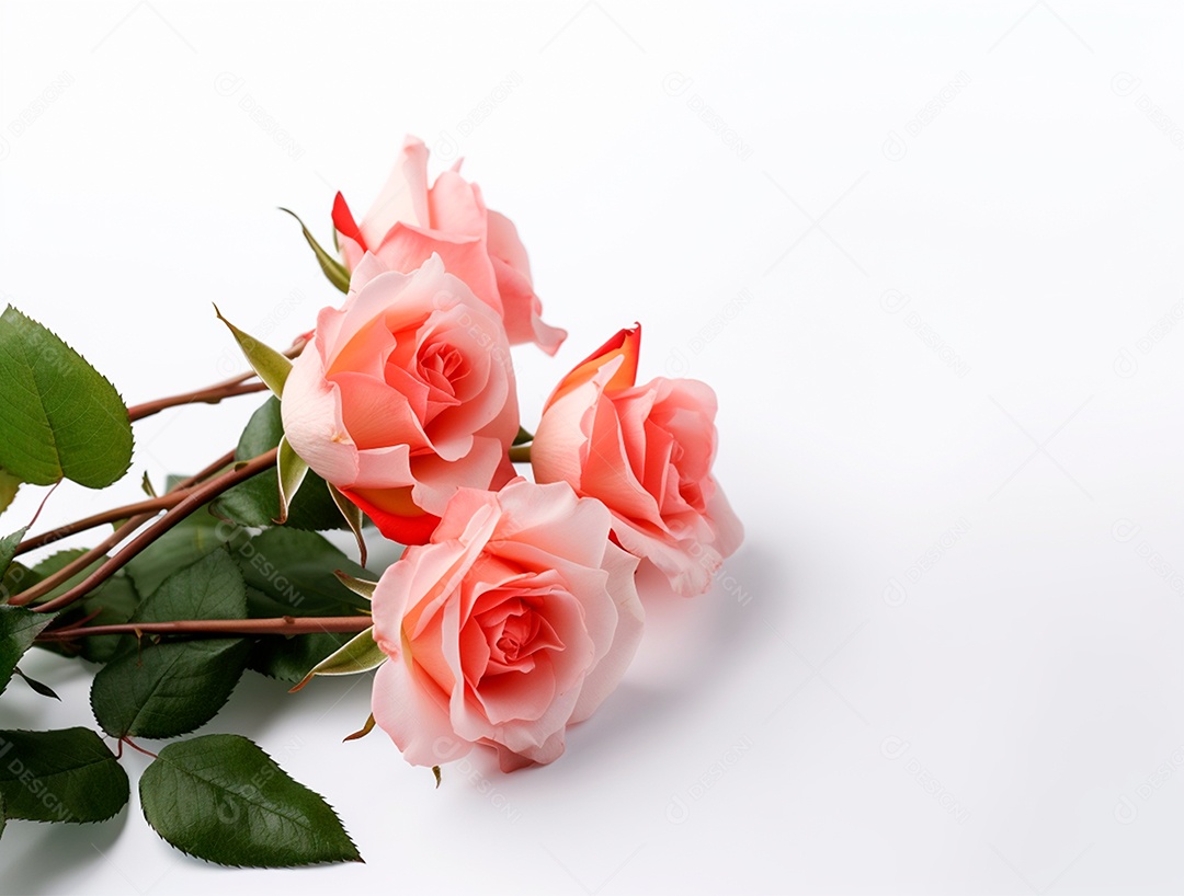 Fundo com buquê de flores