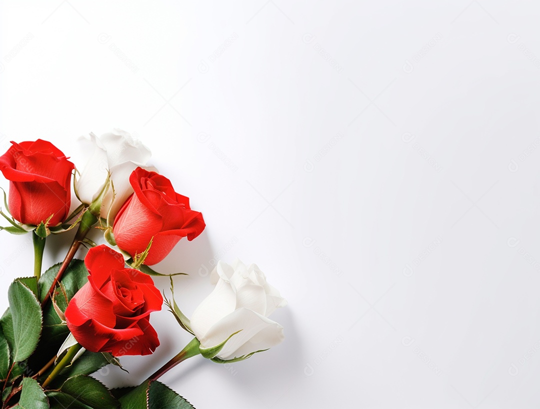 Fundo com buquê de flores