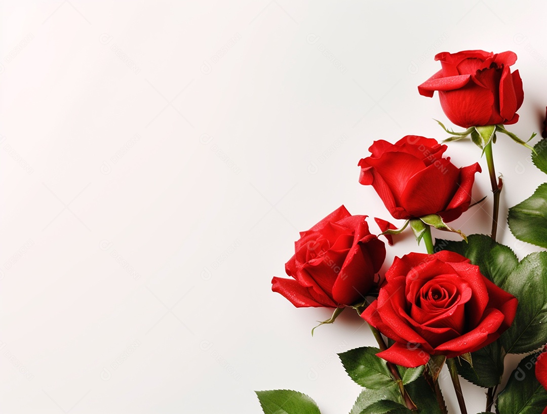 Fundo com buquê de flores