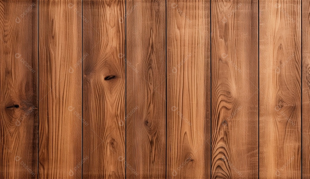 Fundo de ripa, madeira envernizada.