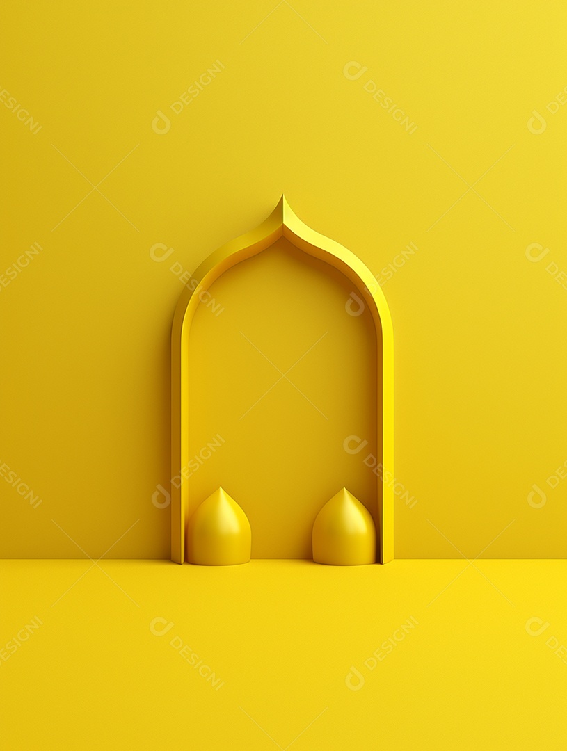 Portal de uma mesquita islâmica.