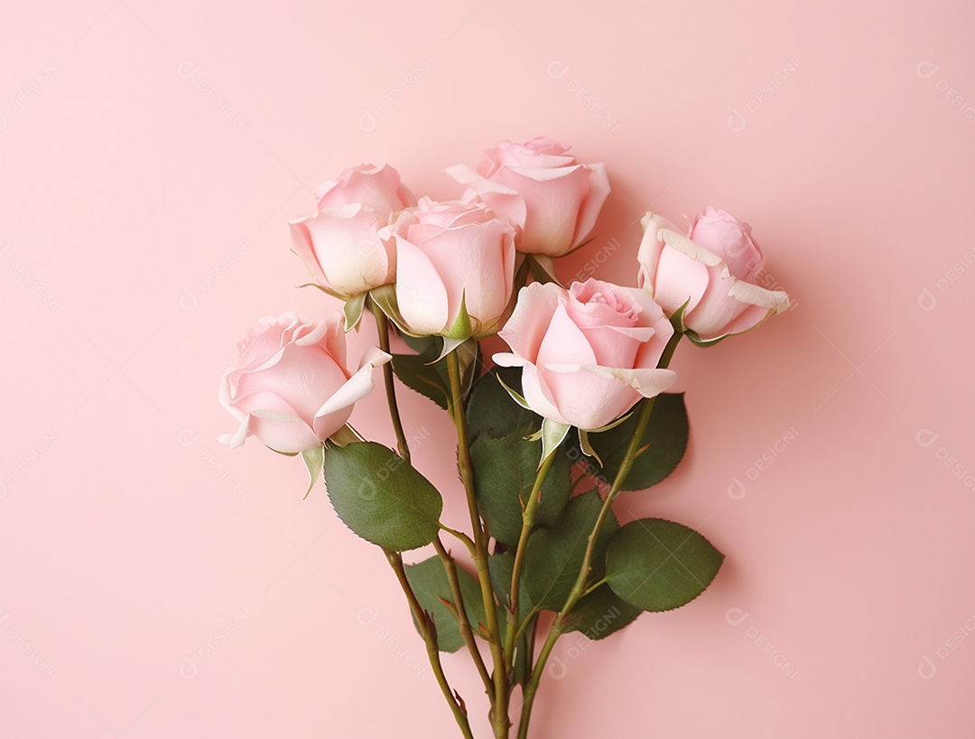 Fundo com buquê de flores