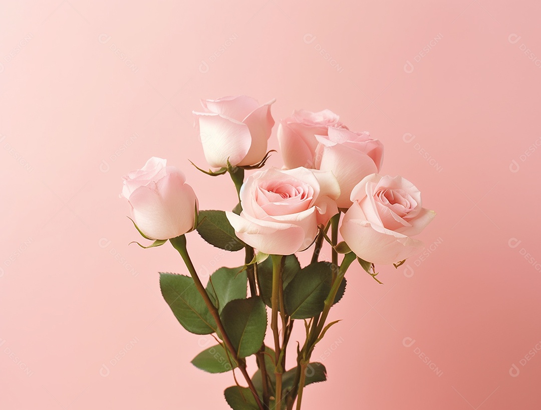 Fundo com buquê de flores