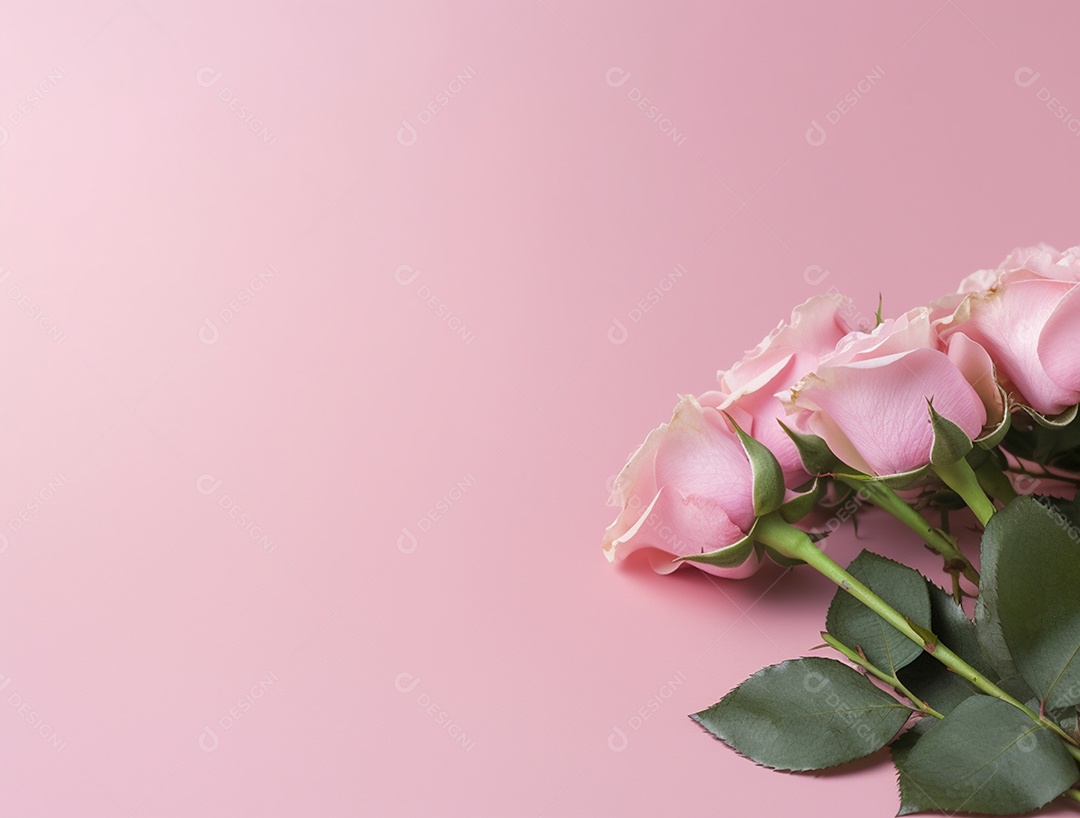 Fundo com buquê de flores