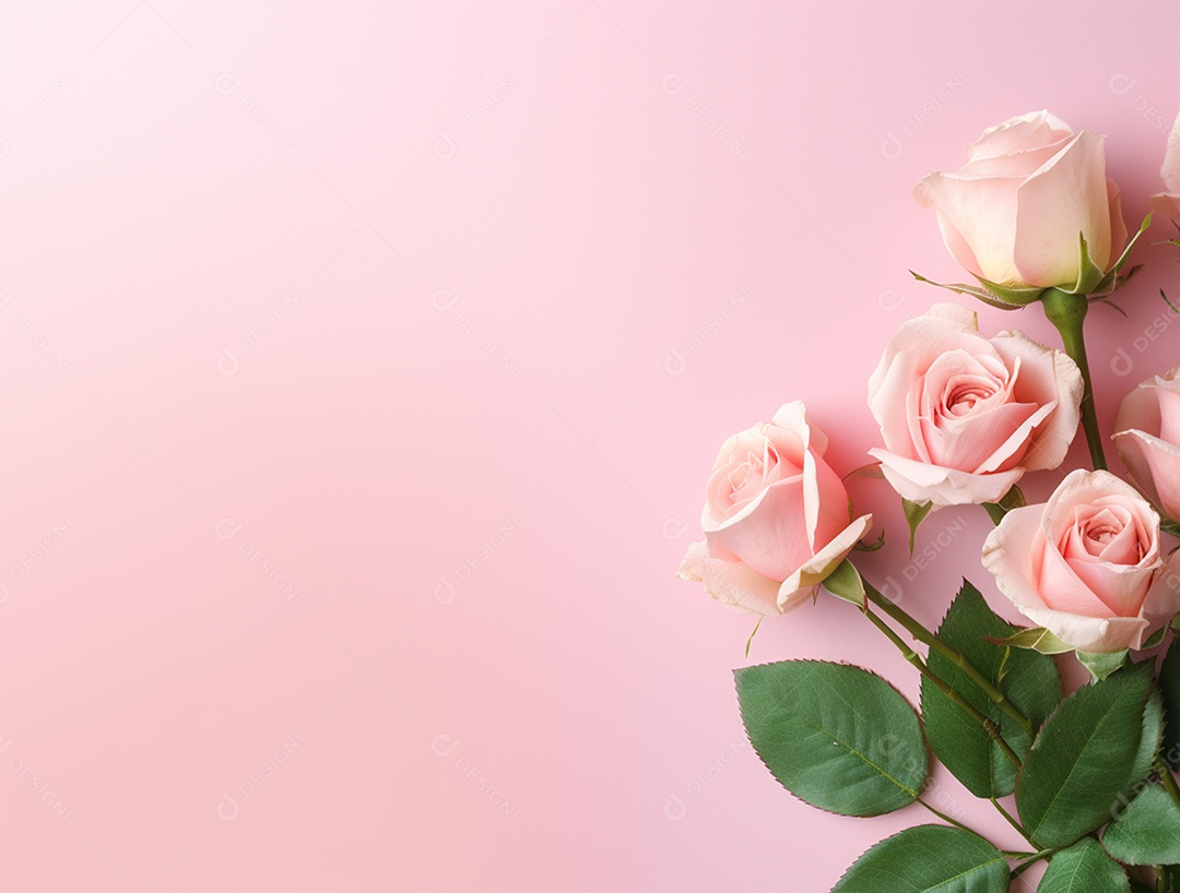 Fundo com buquê de flores