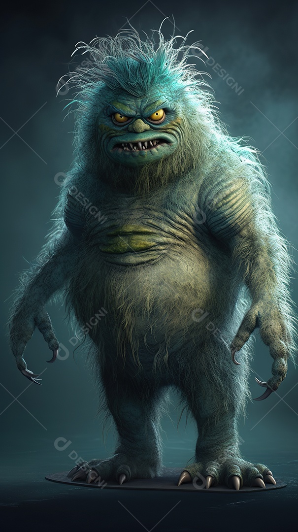 Monstros clássicos criaturas horripilantes conceito de criatura e monstro