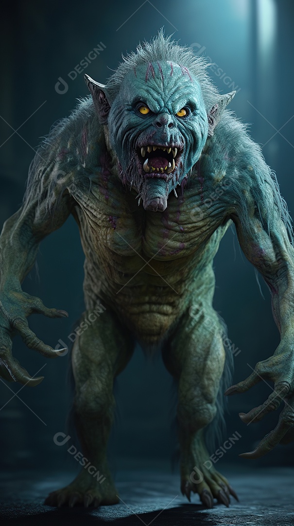 Monstros clássicos criaturas horripilantes conceito de criatura e monstro