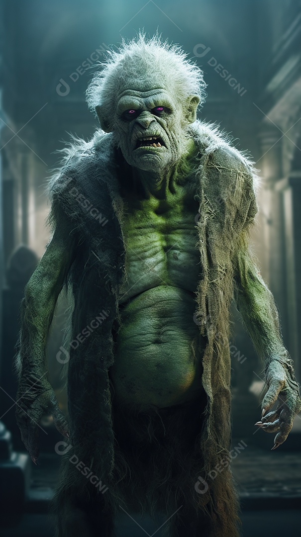 Monstros clássicos criaturas horripilantes conceito de criatura e monstro