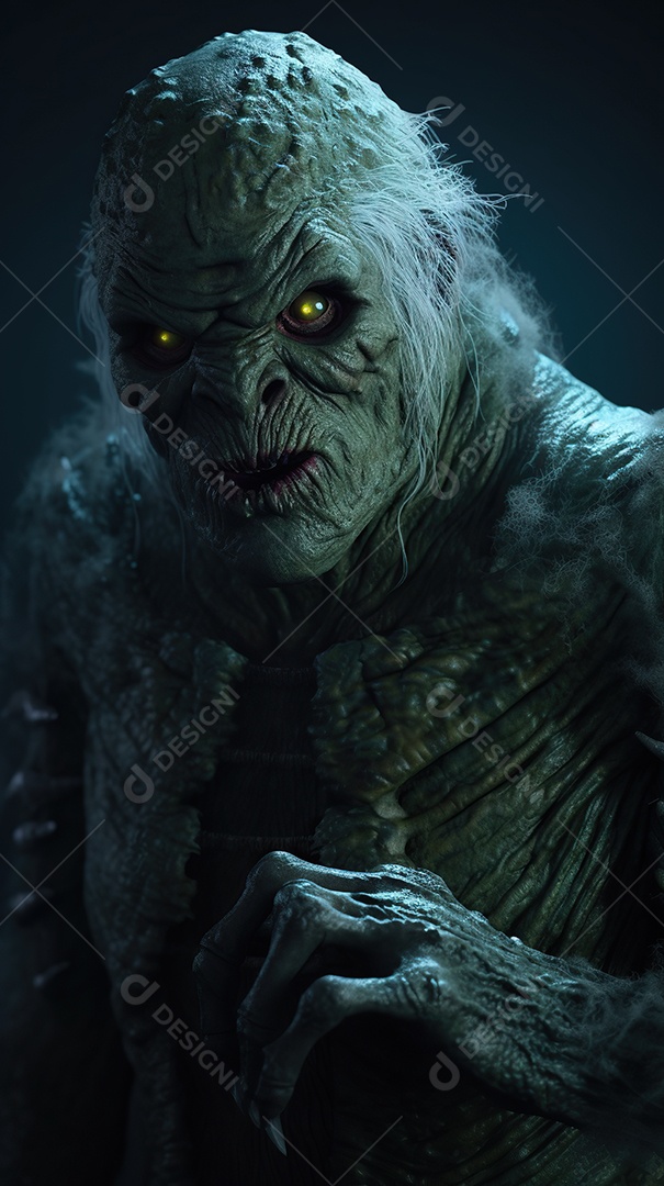 Monstros clássicos criaturas horripilantes conceito de criatura e monstro