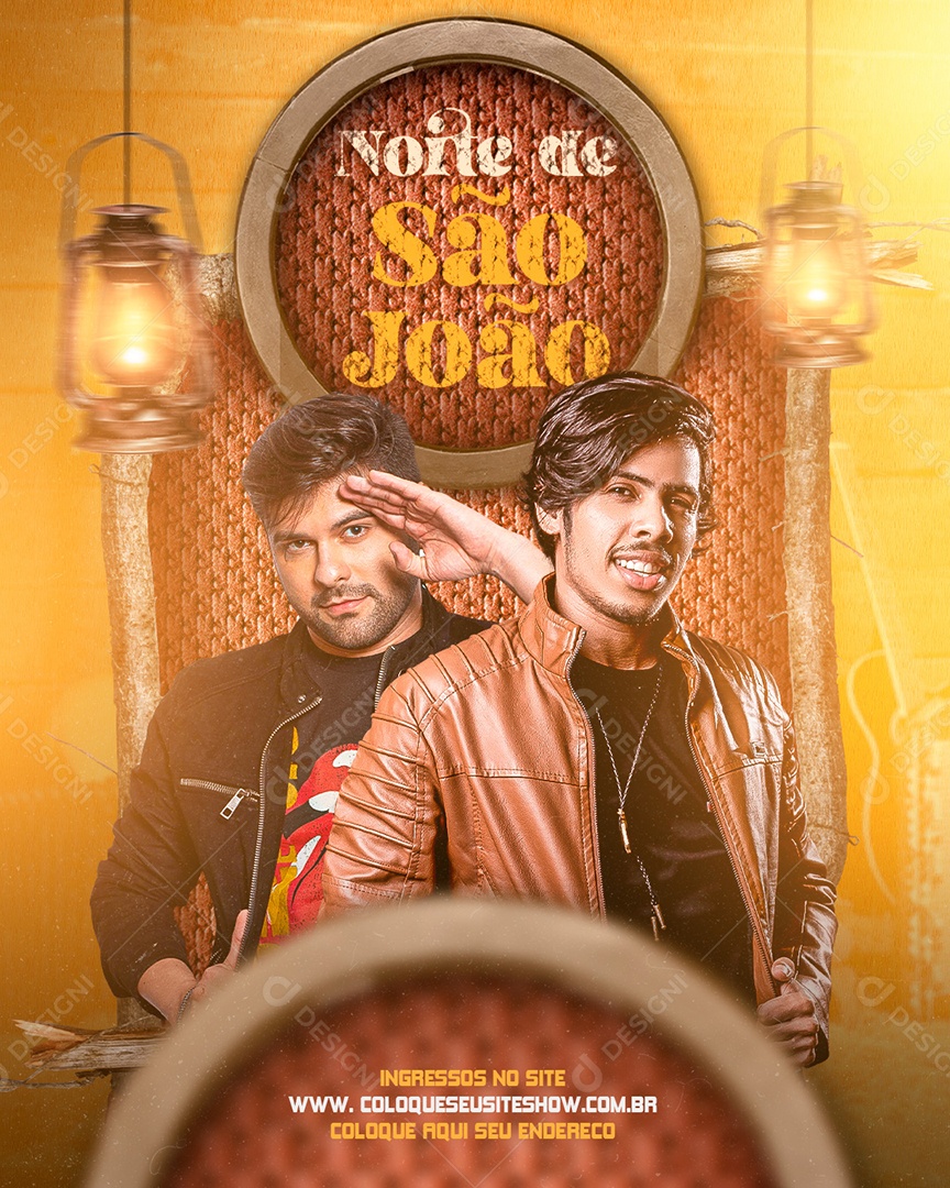 Feed Noite De São João Social Media PSD Editável