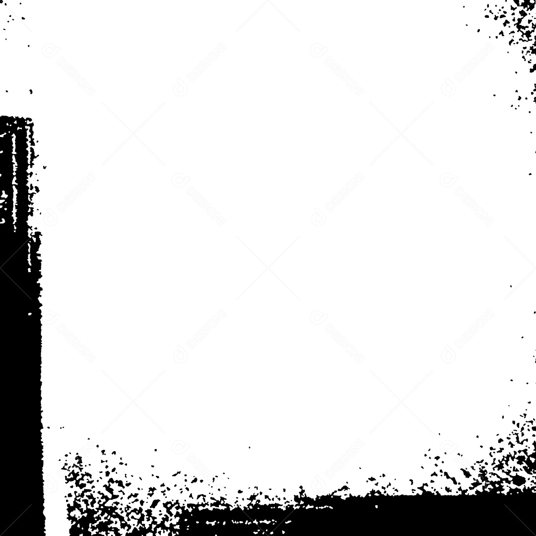 Fundo de Textura Grunge Abstrato Com Estilo Preto e Branco Vetor EPS