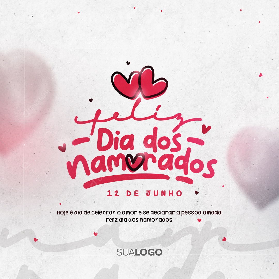 Social Media Dia Dos Namorados Celebrar o Amor PSD Editável