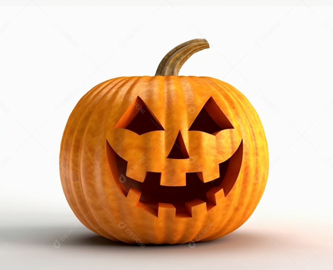 Abóbora para decoração de halloween