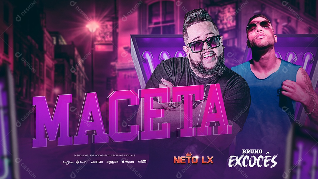 Banner Show Maceta Neto LX Social Media PSD Editável