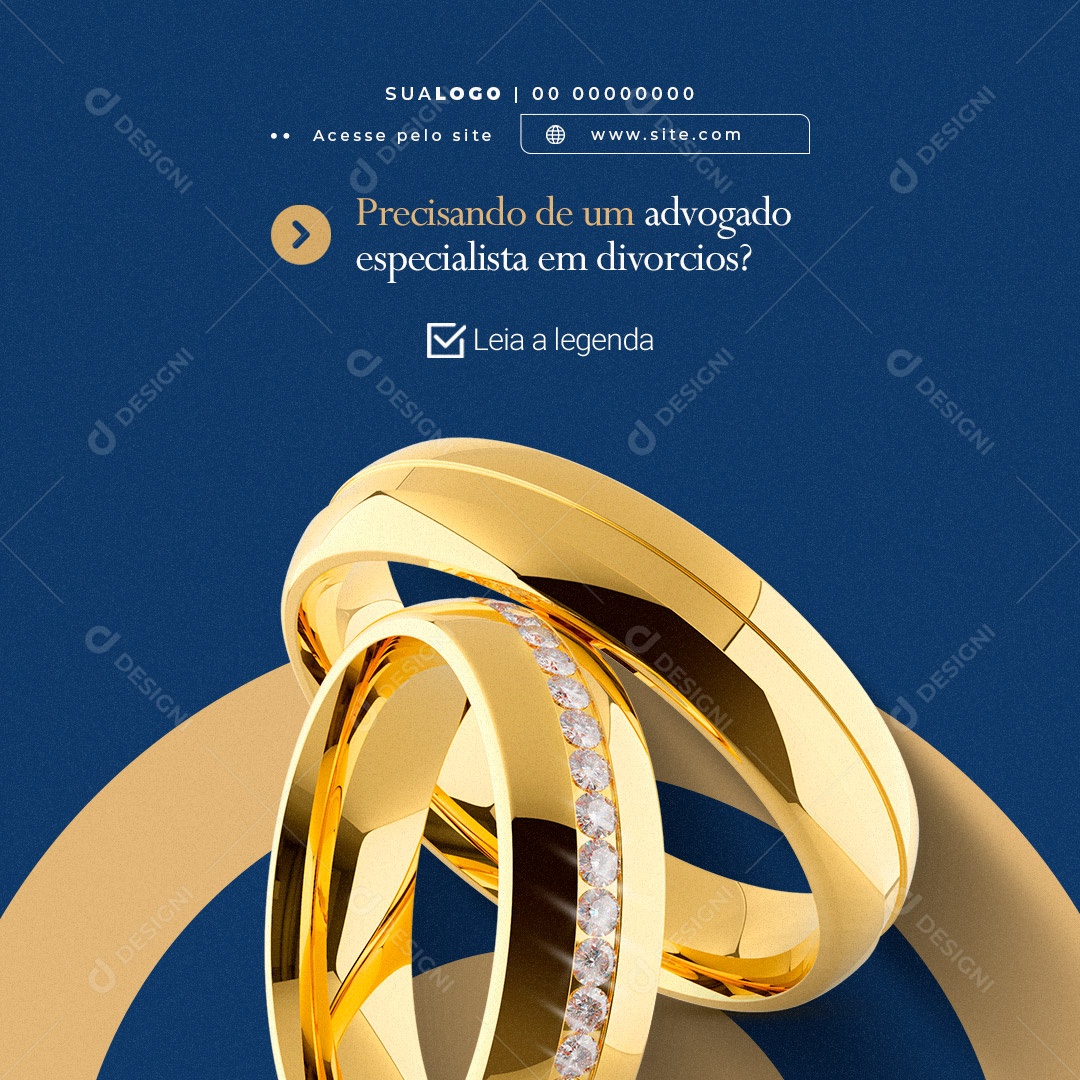 Advocacia Social Media PSD Editável