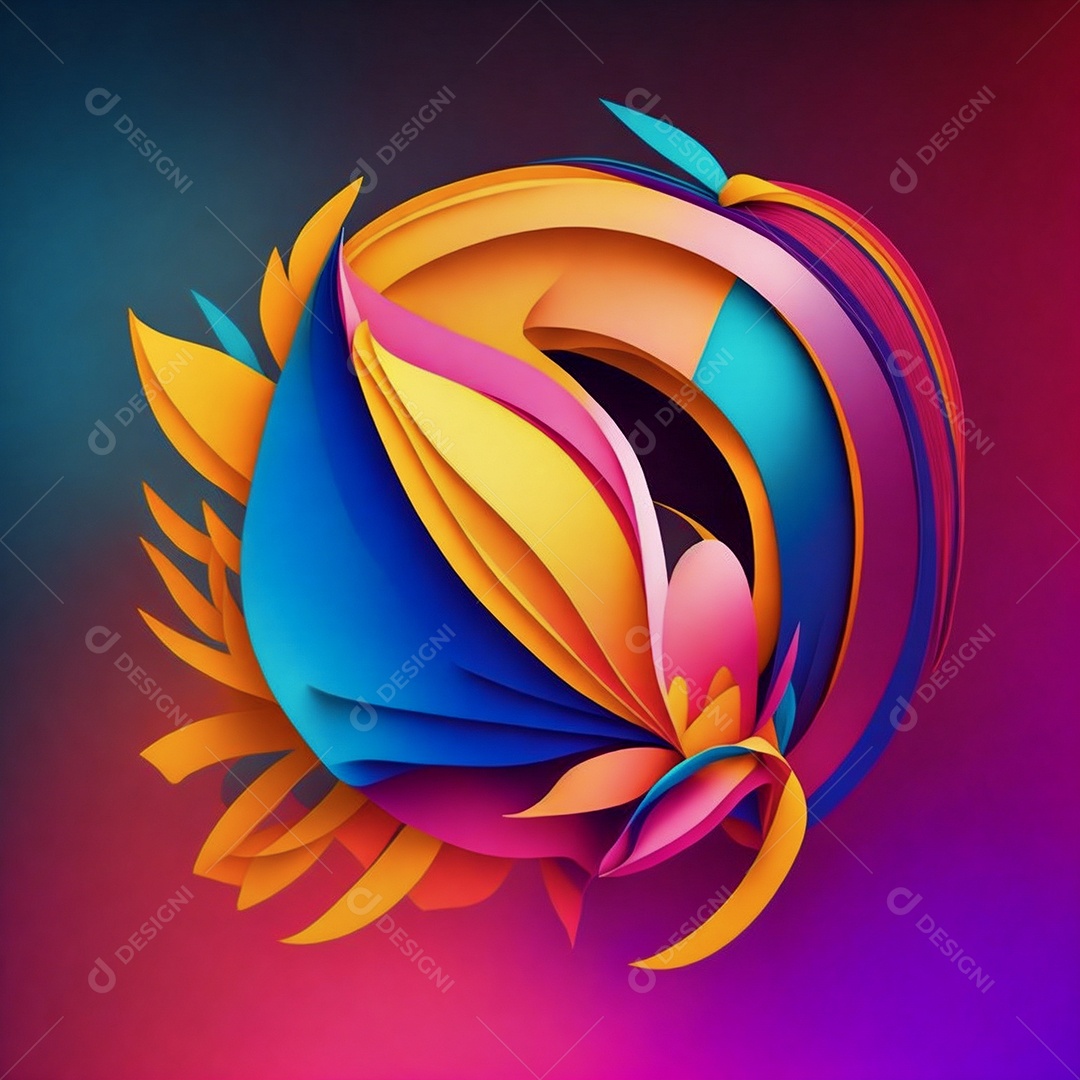 formas com as cores voltada ao orgulho lgbt